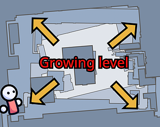 a thumbnail of a platformer character and a growing level