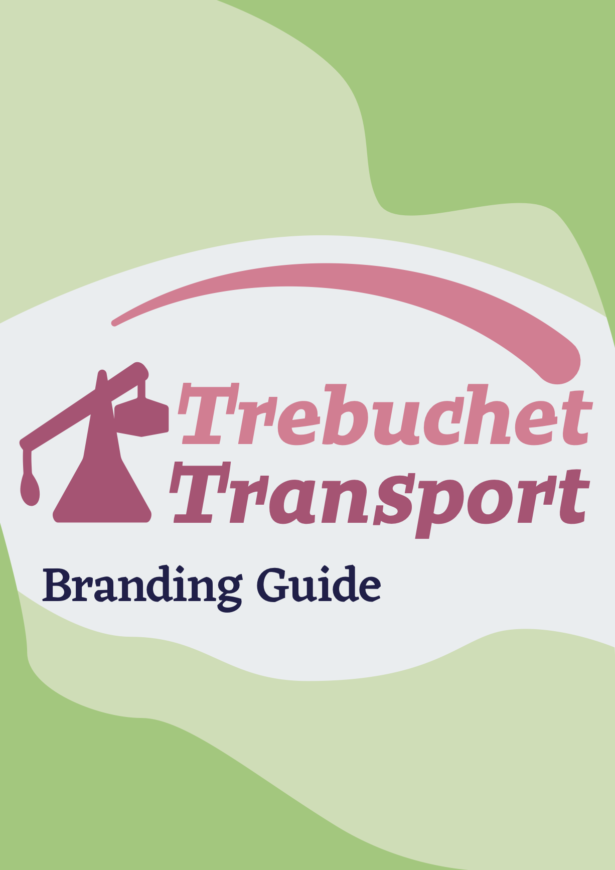 the front cover with a trebuchet logo centered